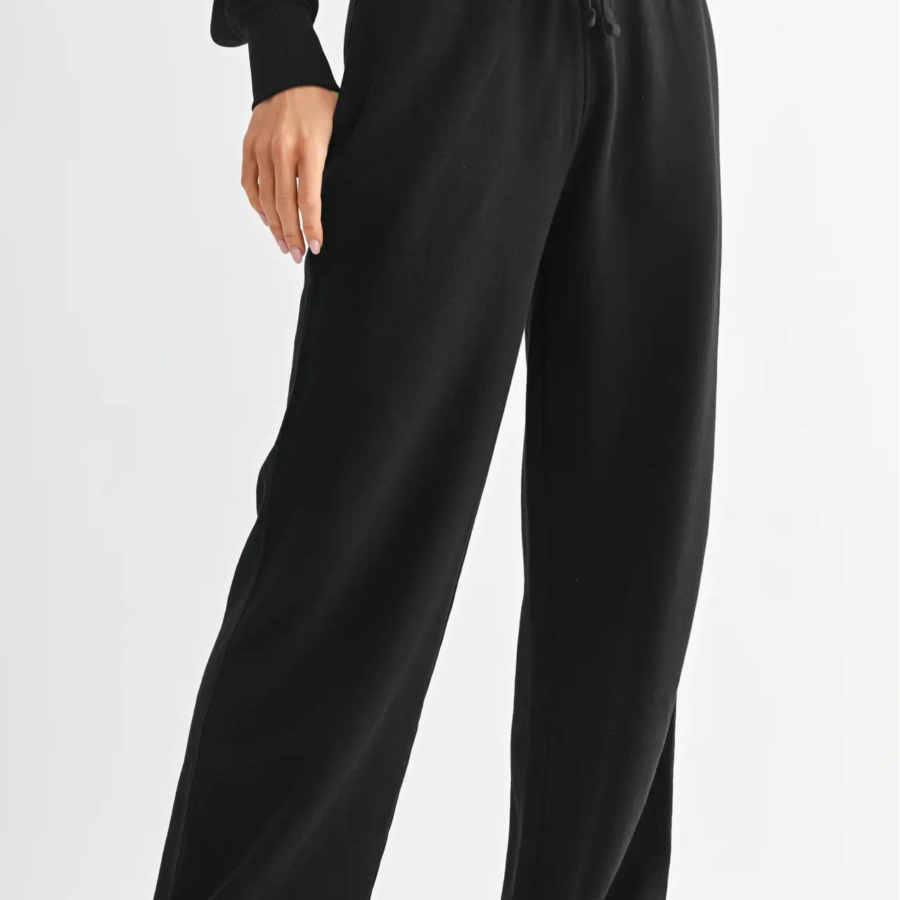 Wide Leg Cotton Core Pants