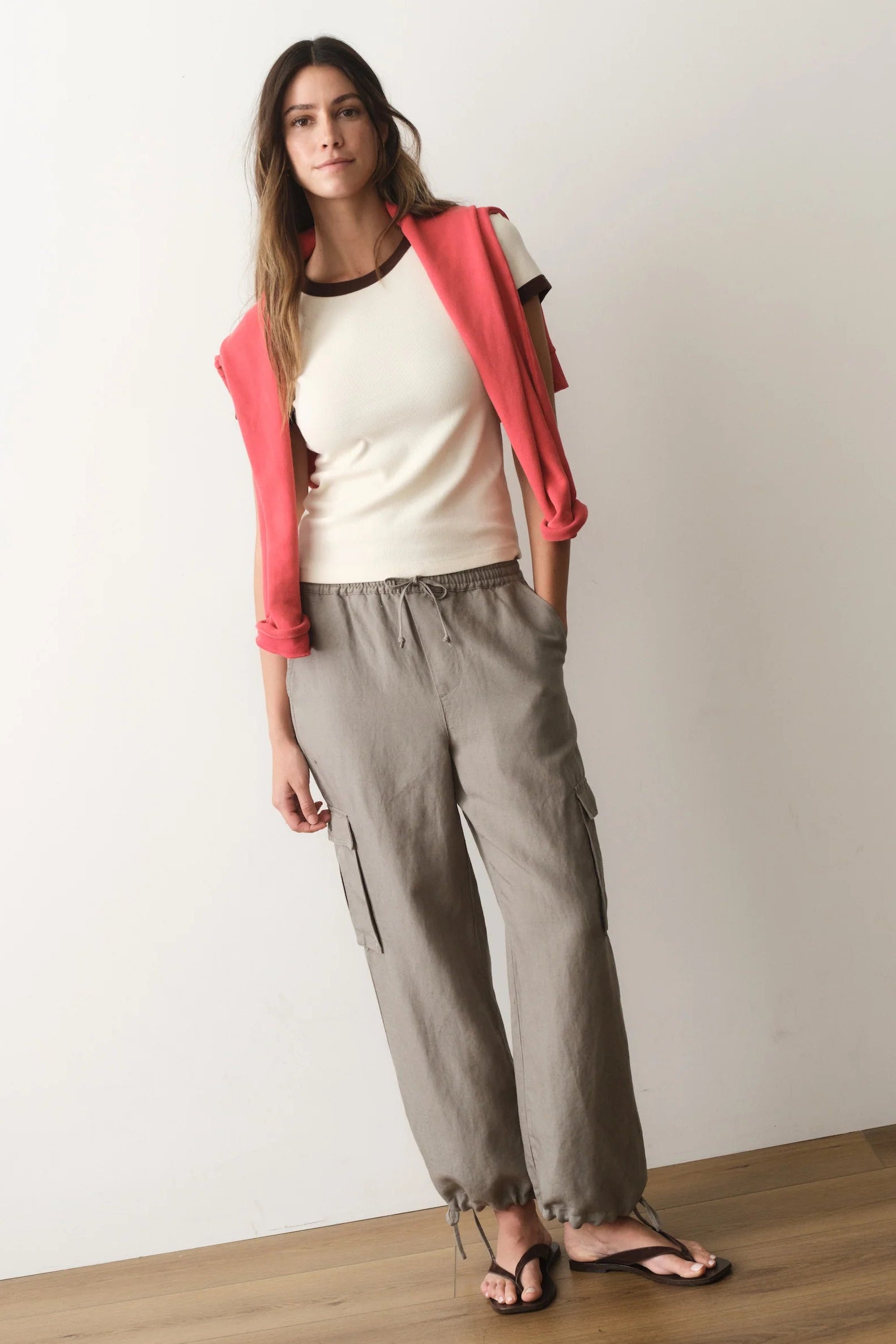 Linen Cargo Pant - Image 3