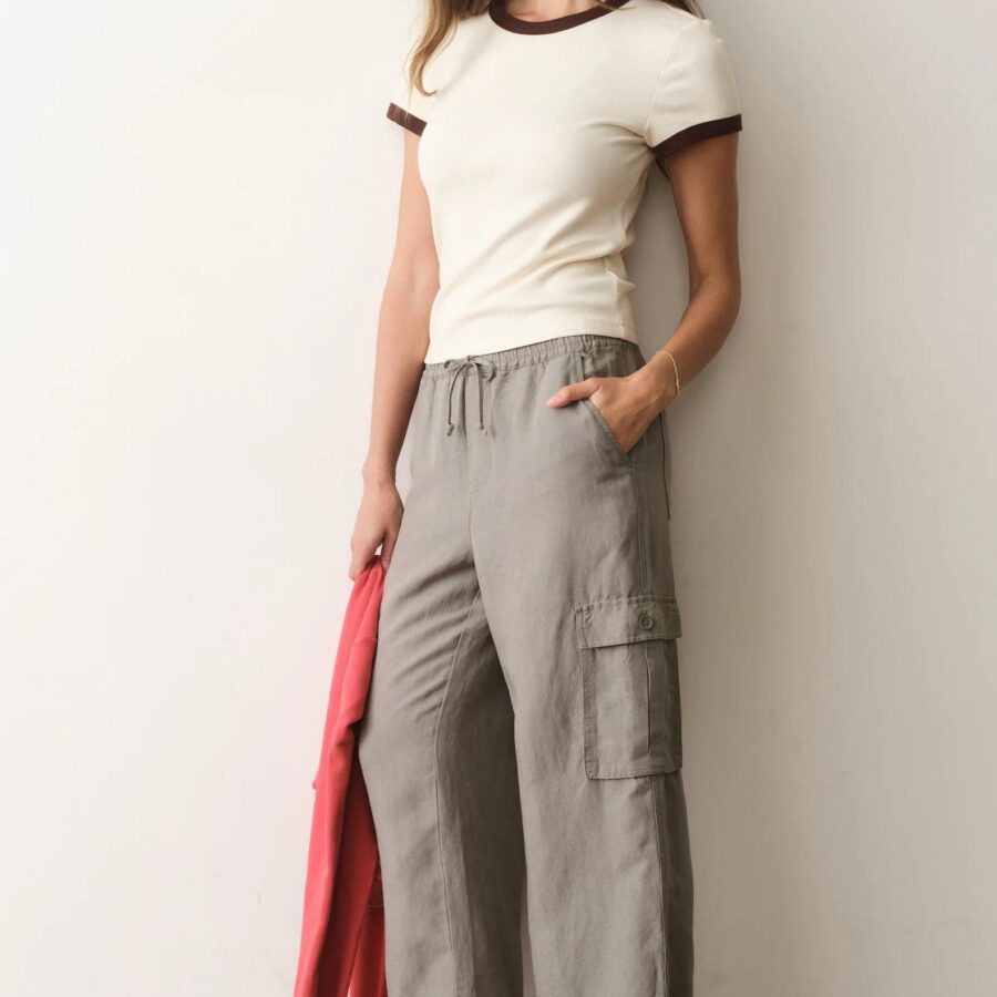 Linen Cargo Pant