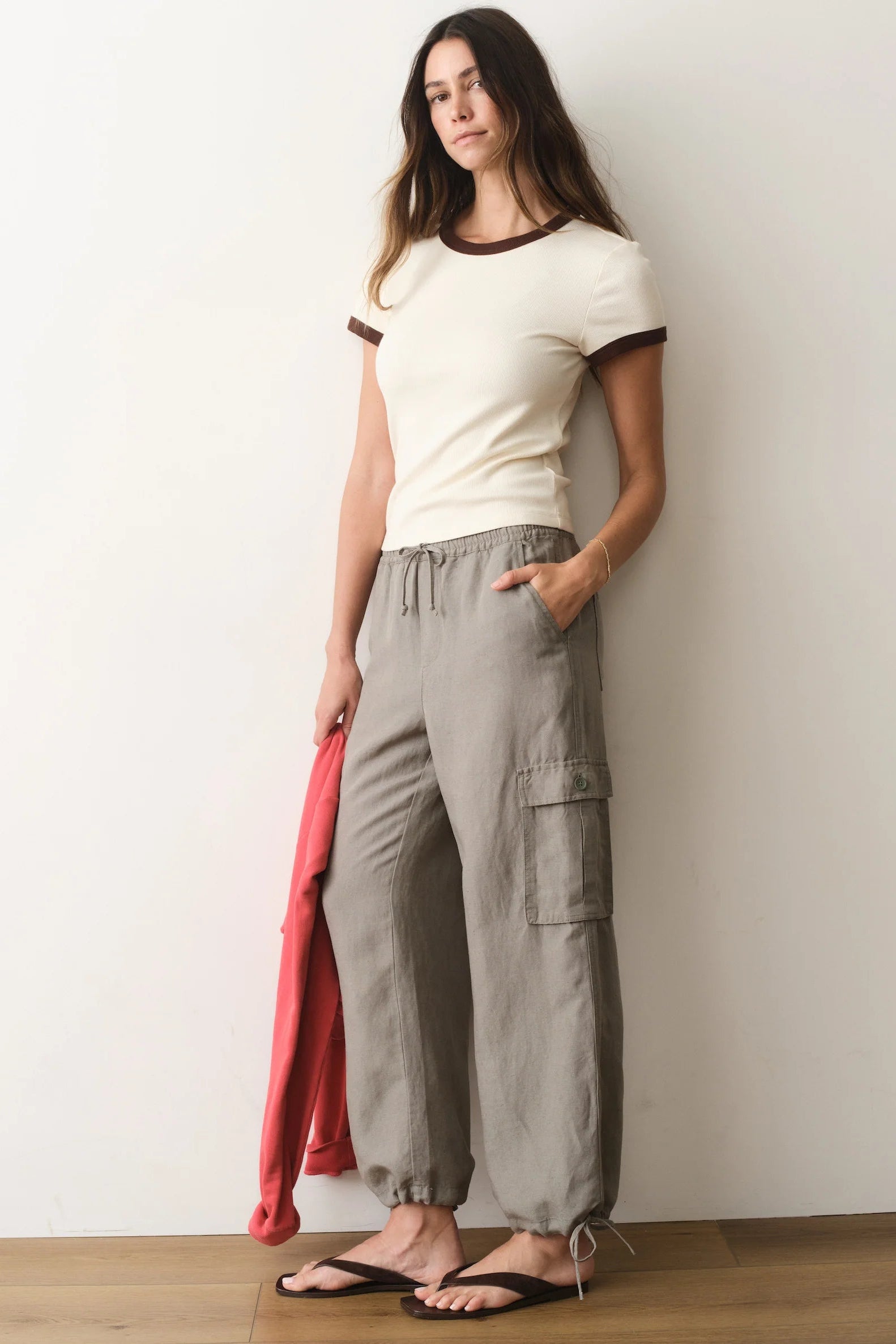Linen Cargo Pant